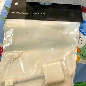 Mini DisplayPort to DVI Adapter,,Apple, never opened or used
